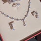 Tulip crystal jewellery set